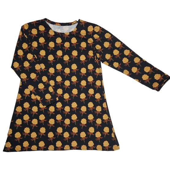 AAVA tunika HILLAT musta XS-3XL 3 hihanpituutta taskuilla/ilman taskuja