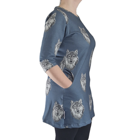 AAVA tunika SUSI 3/4 hihainen, taskuilla,  S, M, XL