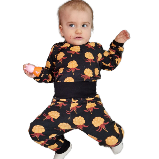 LOUNA housut HILLAT musta 50-86cm