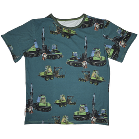 OTSO lyhythihainen paita JARCRAC-mettäkone 86-152cm