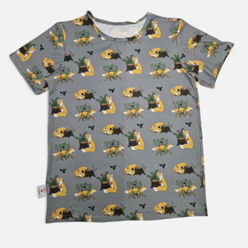 HONKA paita KETUNLEIPÄÄ harmaa lyhyt- / pitkähihainen XS-3XL 