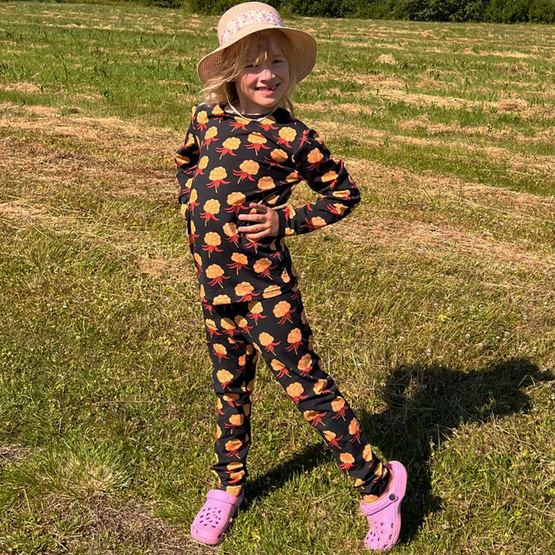 HUURRE legginssit HILLAT musta 86-152cm trikoo