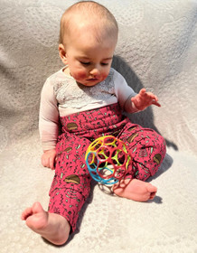 LOUNA-housut SIILINIITTY pinkki 68, 80 ja 86cm joustocollege 