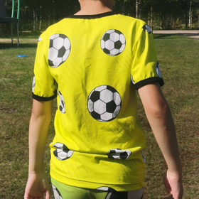 OTSO lyhythihainen paita JALITSU keltainen 86/92, 110/116cm trikoo