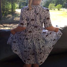 KAARNA mekko SIILINIITTY 86-152cm lyhyt- tai pitkähihainen trikoo