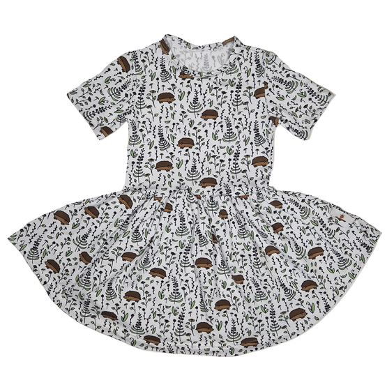 KAARNA mekko SIILINIITTY 86-152cm lyhyt- tai pitkähihainen trikoo