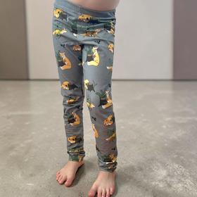 HUURRE legginssit KETUNLEIPÄÄ harmaa 86-152cm 