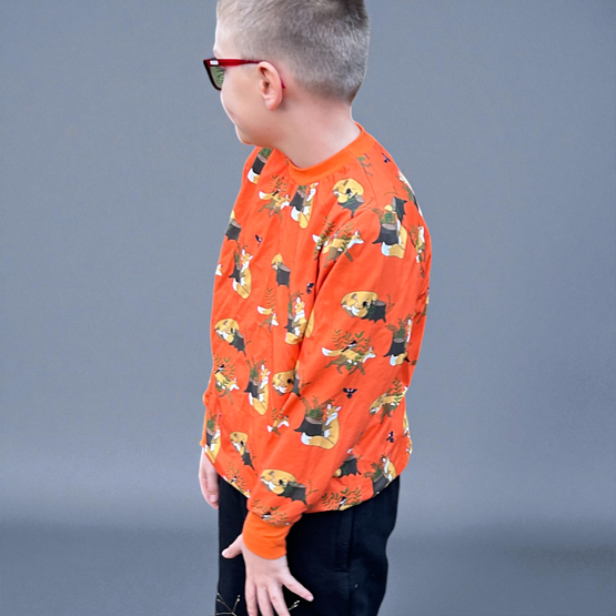 PAJU oloasu / pyjama KETUNLEIPÄÄ oranssi 86-152cm 