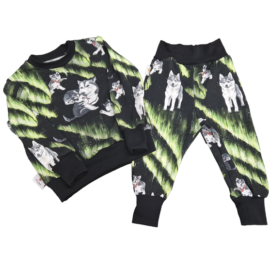 PAJU oloasu / pyjama HUSKYT JA REPOSET 86-152cm 