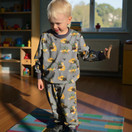 PAJU oloasu / pyjama KETUNLEIPÄÄ harmaa 86-152cm 