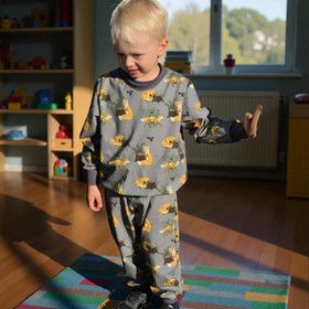 PAJU oloasu / pyjama KETUNLEIPÄÄ harmaa 86-152cm 