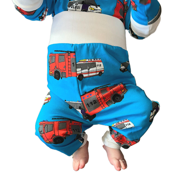 LOUNA housut HÄLYT sininen 50-86cm