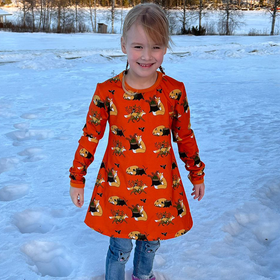 trikoo KETUNLEIPÄÄ oranssi, leveys 160cm