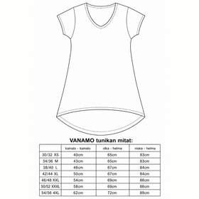 VANAMO tunika HILLAT XS-3XL