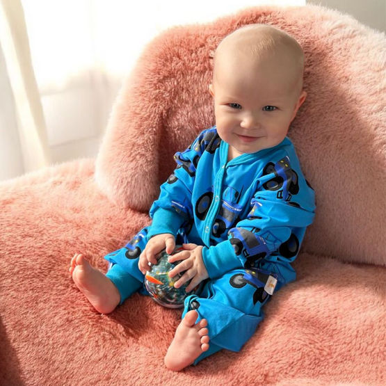 LUMI haalari SINISET RATTORIT 50-86cm trikoo