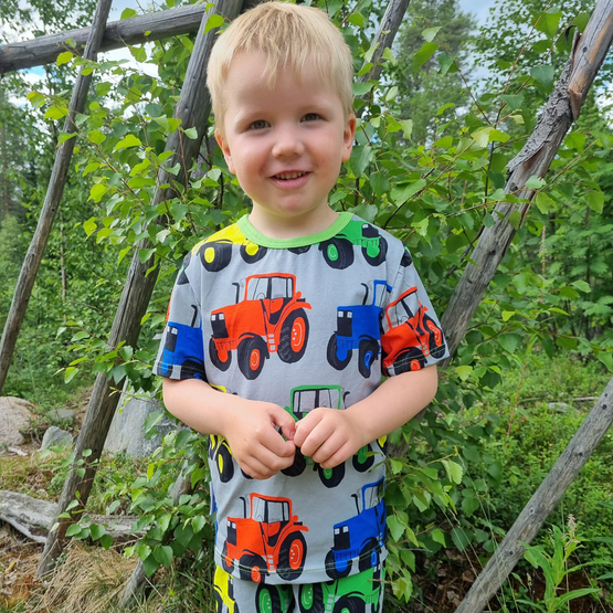 OTSO lyhythihainen paita RATTORIT harmaa 86-152cm