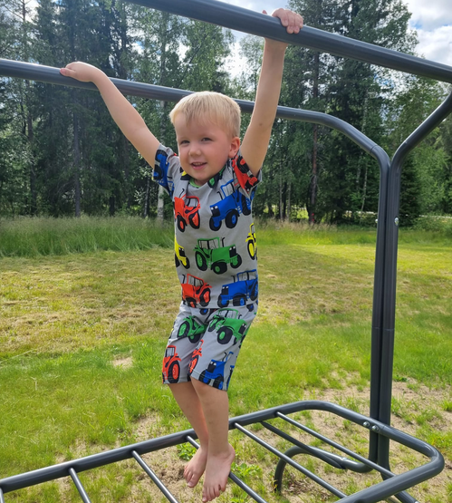 OTSO lyhythihainen paita RATTORIT harmaa 86-152cm