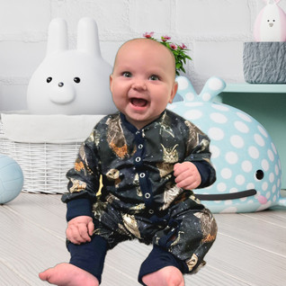 LUMI-haalari YÖPÖLLÖT 50-86cm  trikoo 