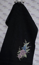 Puutarhan Lumo - Pääskynen & Ruusut - TiXu's BlinG Towel Collection