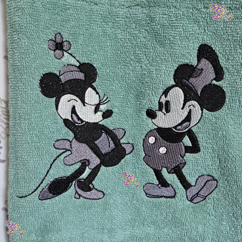 Steamboat Willie Lovers - TiXu's BlinG Towel Collection