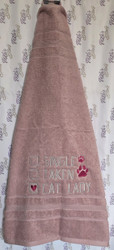 Single, taken, cat Lady käsipyyhe - TiXu's BlinG Towel Collection