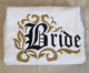 Bride & Groom Damask käsipyyhesetti - TiXu's BlinG Towel Collection