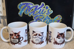 I Need Coffee & Kittens - TiXu's BlinG Mug Collection 