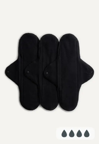 Imse Vimse pestävä side Classic Night Black 3 pak