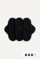 Imse Vimse pestävä side Classic Regular Black 3 pak