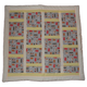 Puuvillapeitto Ajoneuvot beige 55x55 cm