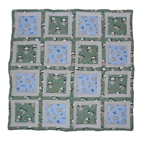 Puuvillapeitto Pandat 57x55 cm