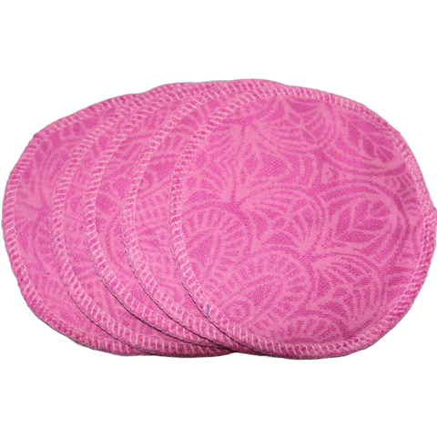 Pesulaput 5 kpl setti bambuneulos ornamenttikukka pinkki