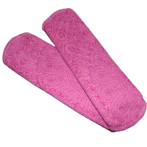 Pikkuhousunsuoja bambuneulos SENSITIVE ornamenttikukka pinkki