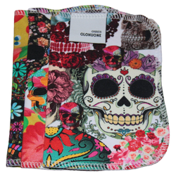 Kestoarkki, nenäliina 3 kpl setti trikoo Kukkaiskallot kirjava