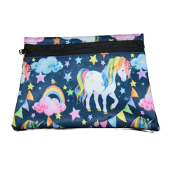 Vetoketjullinen pikkutasku Yksisarvinen 18x13,5 cm