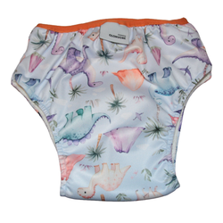 XL 15+ kg Royalkestot kuivaksiopetteluhousut Dino lila coolmax