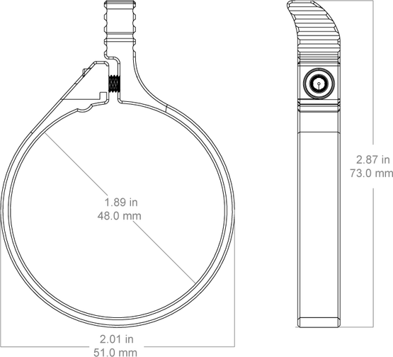 Vector Optics Continental Power Ring Throw Level