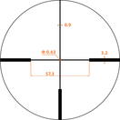 Vector Optics Continental x8 1-8x24 ED Fiber SFP Hunting Scope
