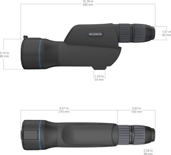 Vector Optics Continental Pro 20-60x80 ED Spotting Scope