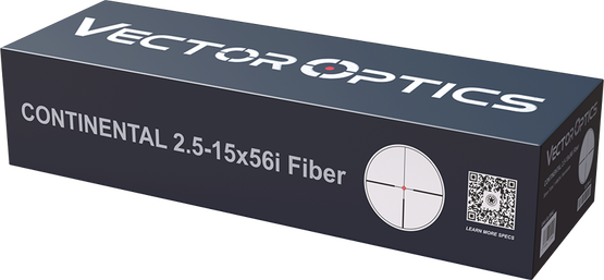 Vector Optics Continental x6 2.5-15x56 Fiber HD SFP Hunting Scope