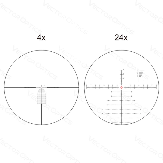Vector Optics Continental x6 4-24x56 Coyote FDE HD FFP Scope