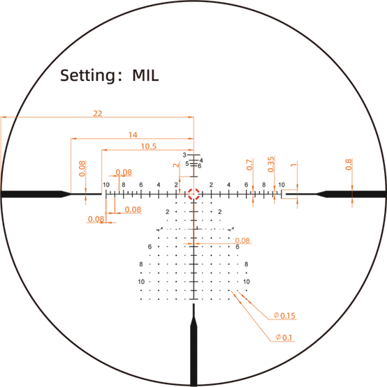 Vector Optics Continental x6 2-12x44 RAR HD FFP Scope