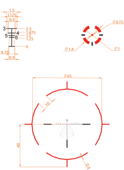 Vector Optics Continental x6 2-12x44 RAR HD FFP Scope