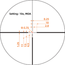 Vector Optics Continental x6 2-12x50 G4 HD SFP Hunting Scope
