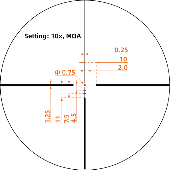 Vector Optics Continental x6 2-12x50 G4 HD SFP Hunting Scope