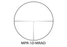 Element Optics Theos 2-10x42 MPR-1D MRAD kiväärintähtäin - musta