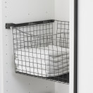 Roller rullakori 50x500 antrasiitti korkea sis. kiskot