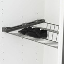 Roller kenkähylly 50x500 antrasiitti sis. kiskot