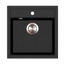 KIWI komposiittiallas 490x510mm musta.