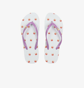 BTS - MCDONALD'S LOGO COLLECTION - FLIPFLOPS (WHITE)